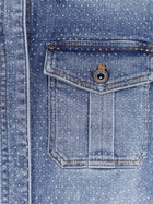 self-portrait Women's Denim Jumpsuit Blue, view 3