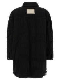 Dolce &amp; Gabbana Denim Long Jacket Black