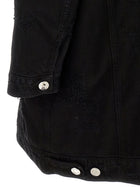 Dolce &amp; Gabbana Denim Long Jacket Black, view 4