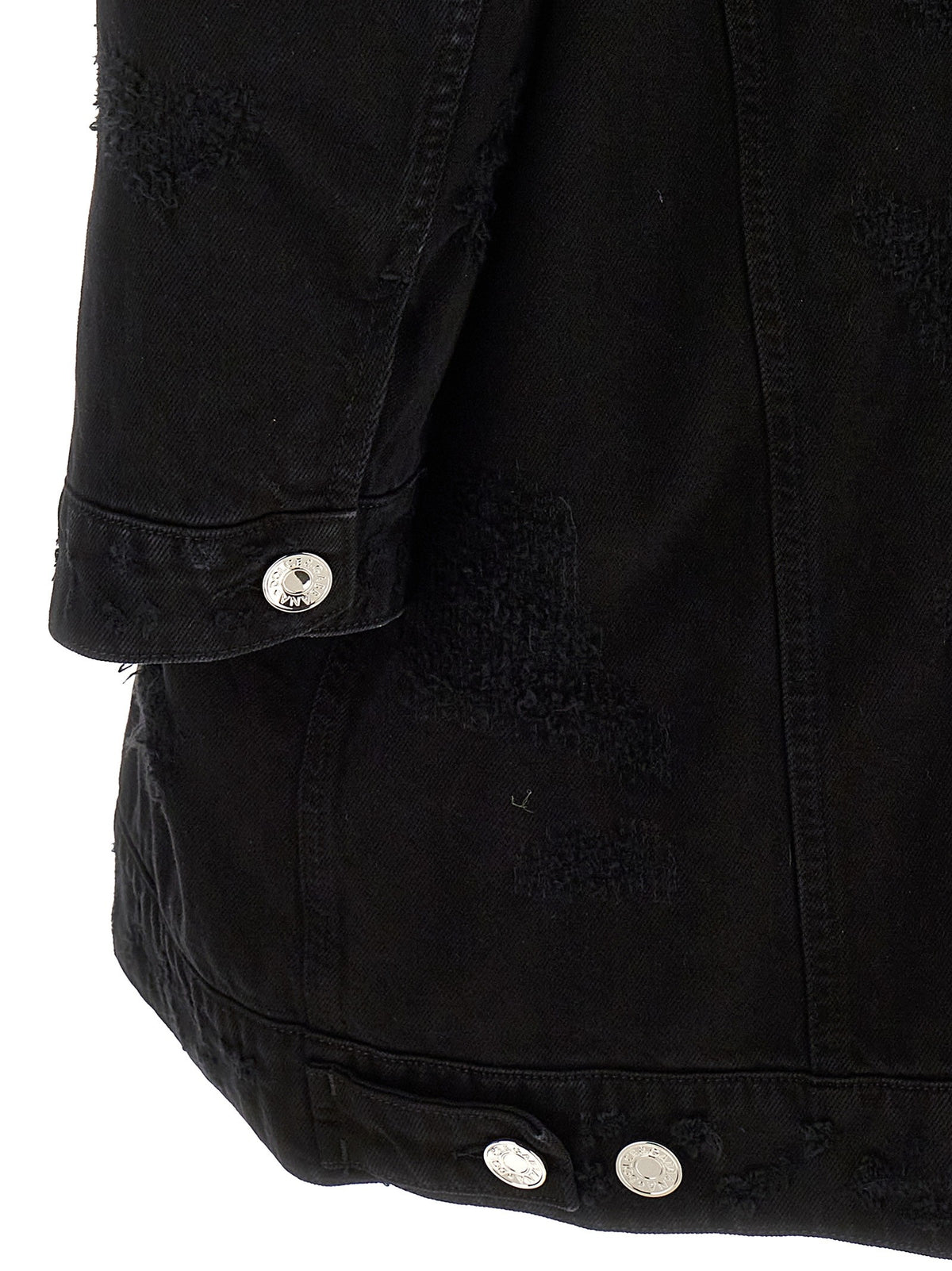 Dolce &amp; Gabbana Denim Long Jacket Black