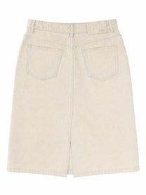 A.P.C Women's Denim Midi Skirt Pink