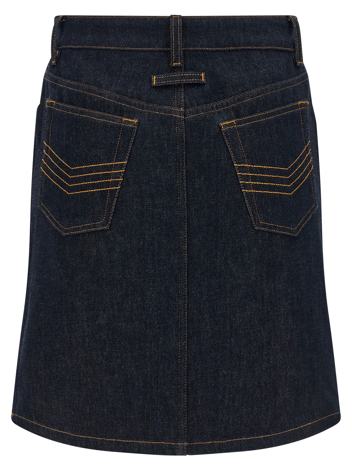 Jean Paul Gaultier Denim Mini Skirt Blue