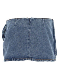 Magda Butrym Women's Denim Miniskirt Blue
