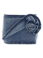 Magda Butrym Women's Denim Miniskirt Blue