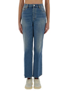 Gucci Women's Denim Pants Blue
