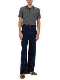 Gucci Men's Denim Pants Blue