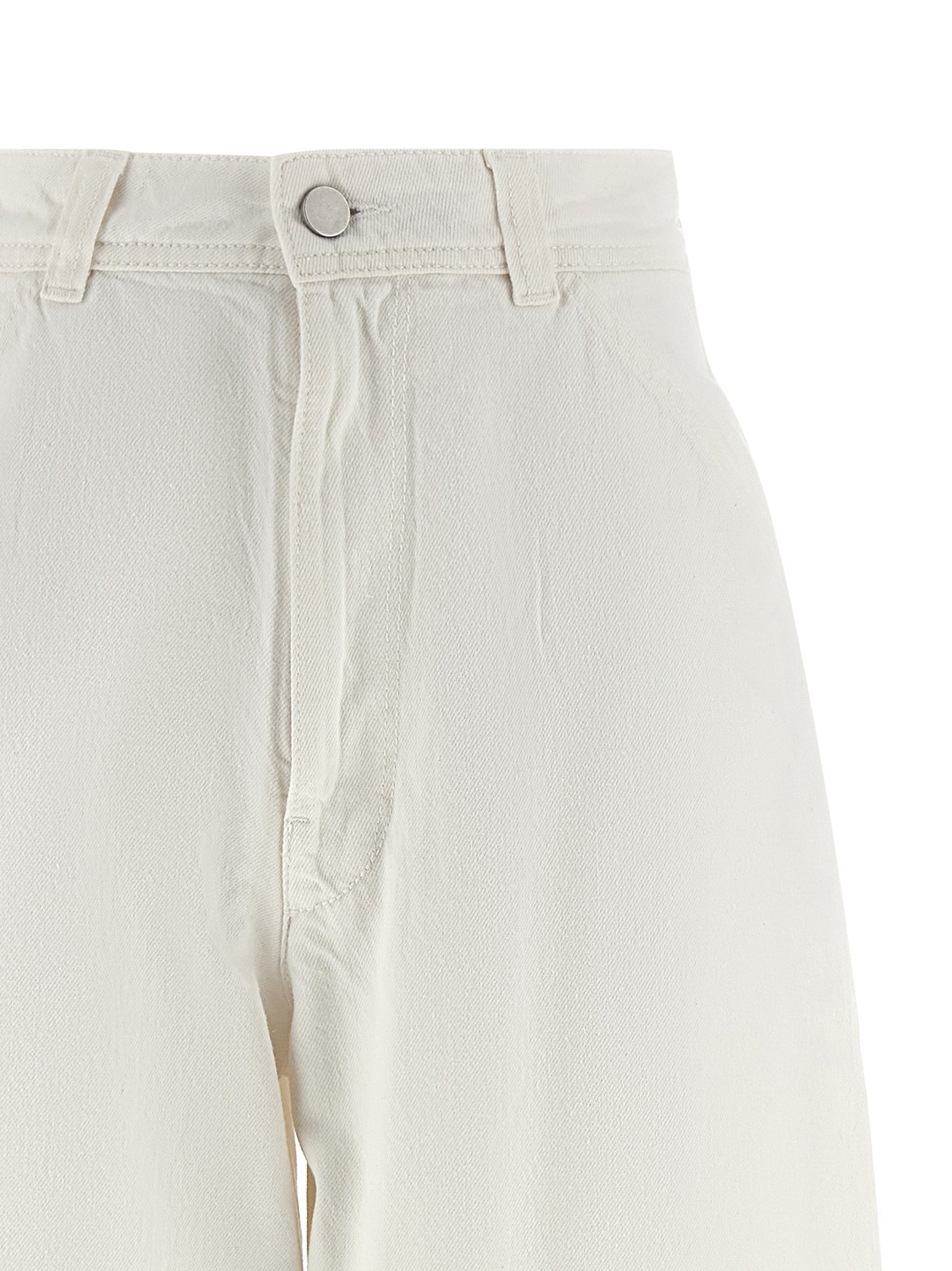 Lemaire Denim Pants White