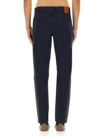 Zegna Men's Denim Pants Black
