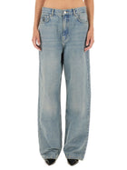 Moschino Jeans Women's Denim Pants Blue