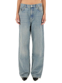 Moschino Jeans Women's Denim Pants Blue