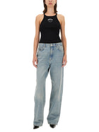 Moschino Jeans Women's Denim Pants Blue, view 2
