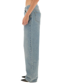 Moschino Jeans Women's Denim Pants Blue