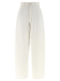 Lemaire Denim Pants White
