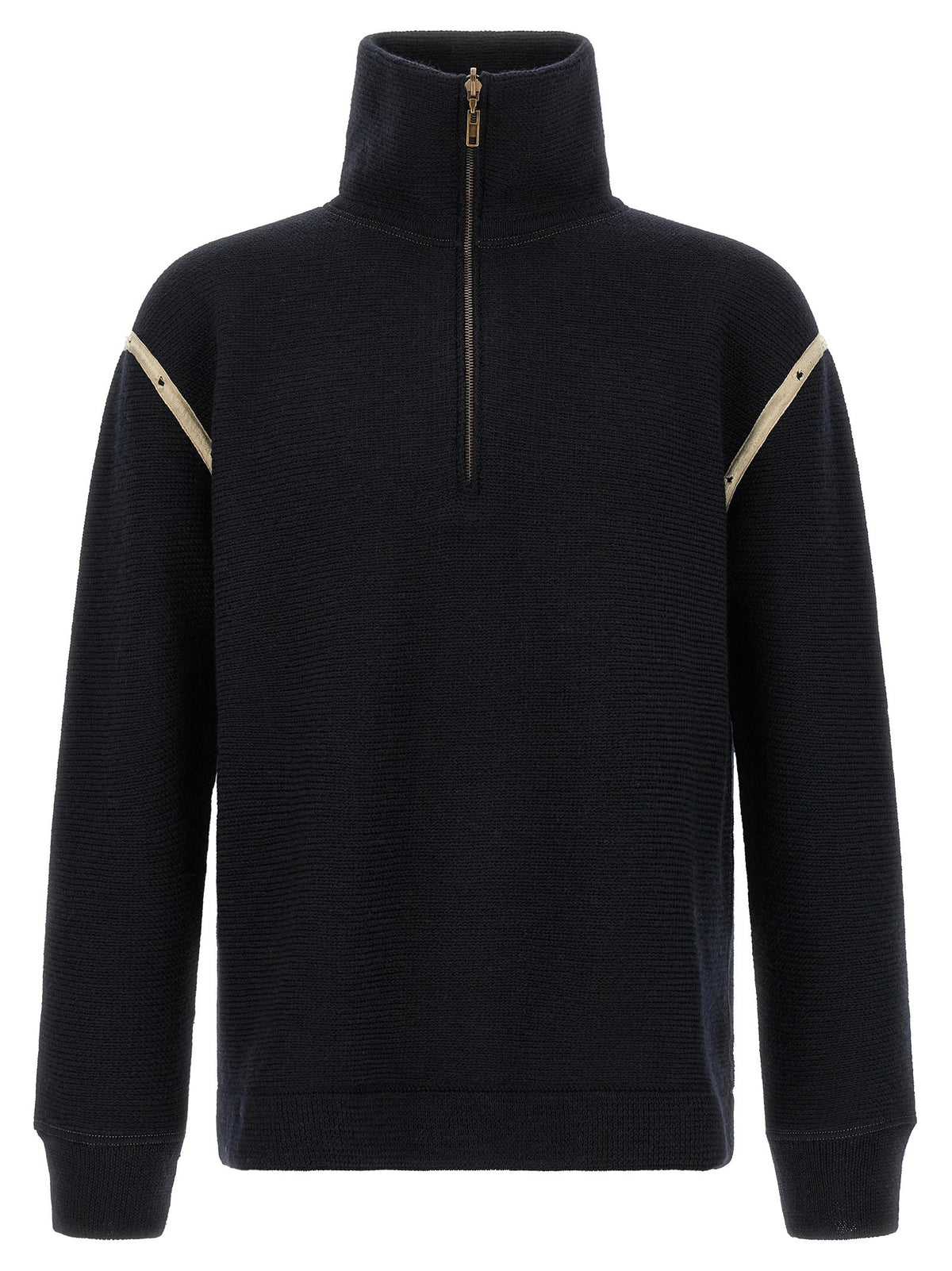 Maison Margiela Denim Patch Sweater Blue