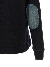 Maison Margiela Denim Patch Sweater Blue