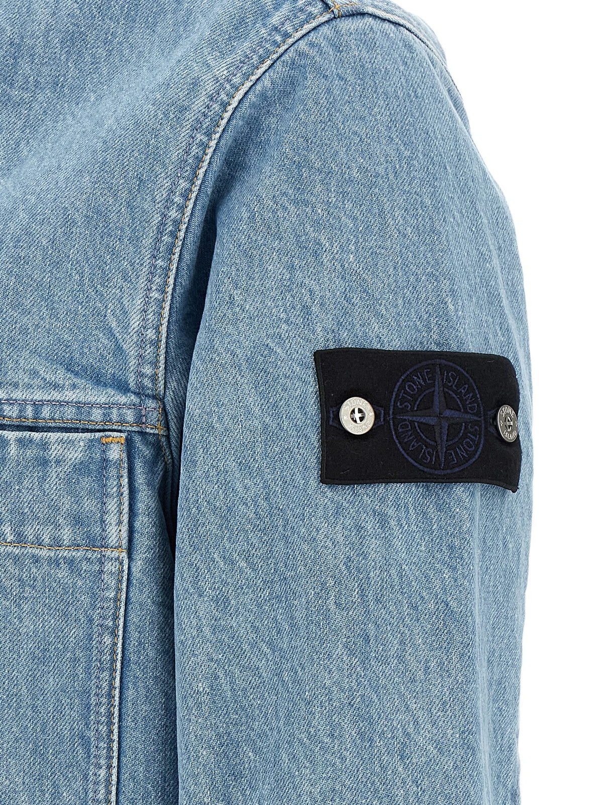 Stone Island Denim Research Capsule Jacket Blue, view 4