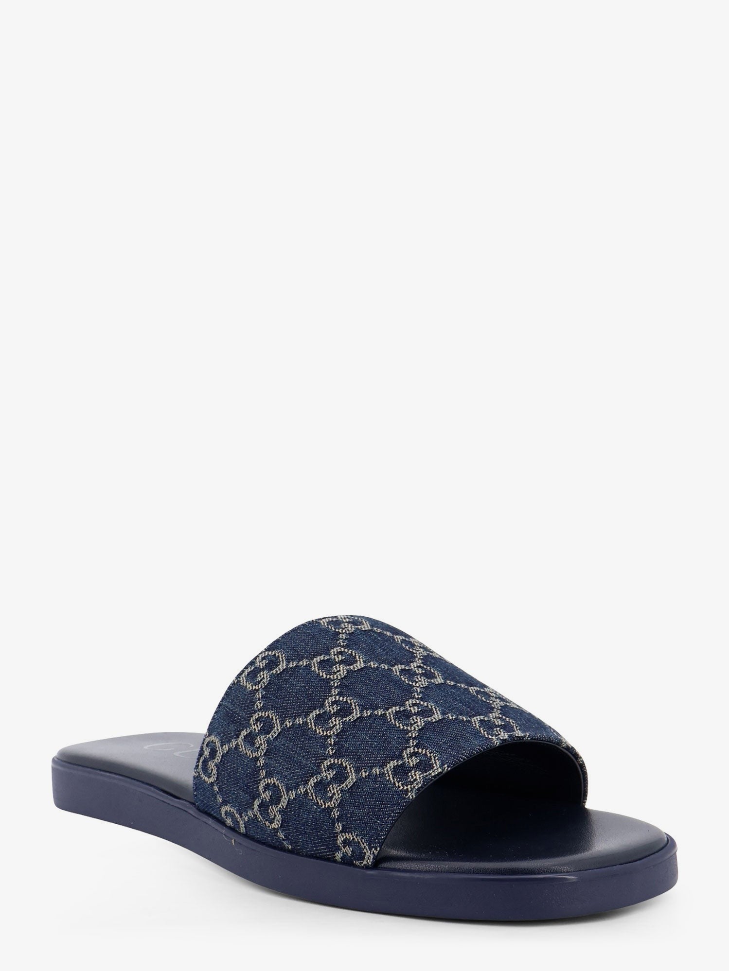 Gucci Men's Denim Sandals Blue
