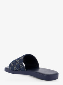 Gucci Men's Denim Sandals Blue