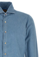 Borriello Denim Shirt Passion Line Blue, view 3