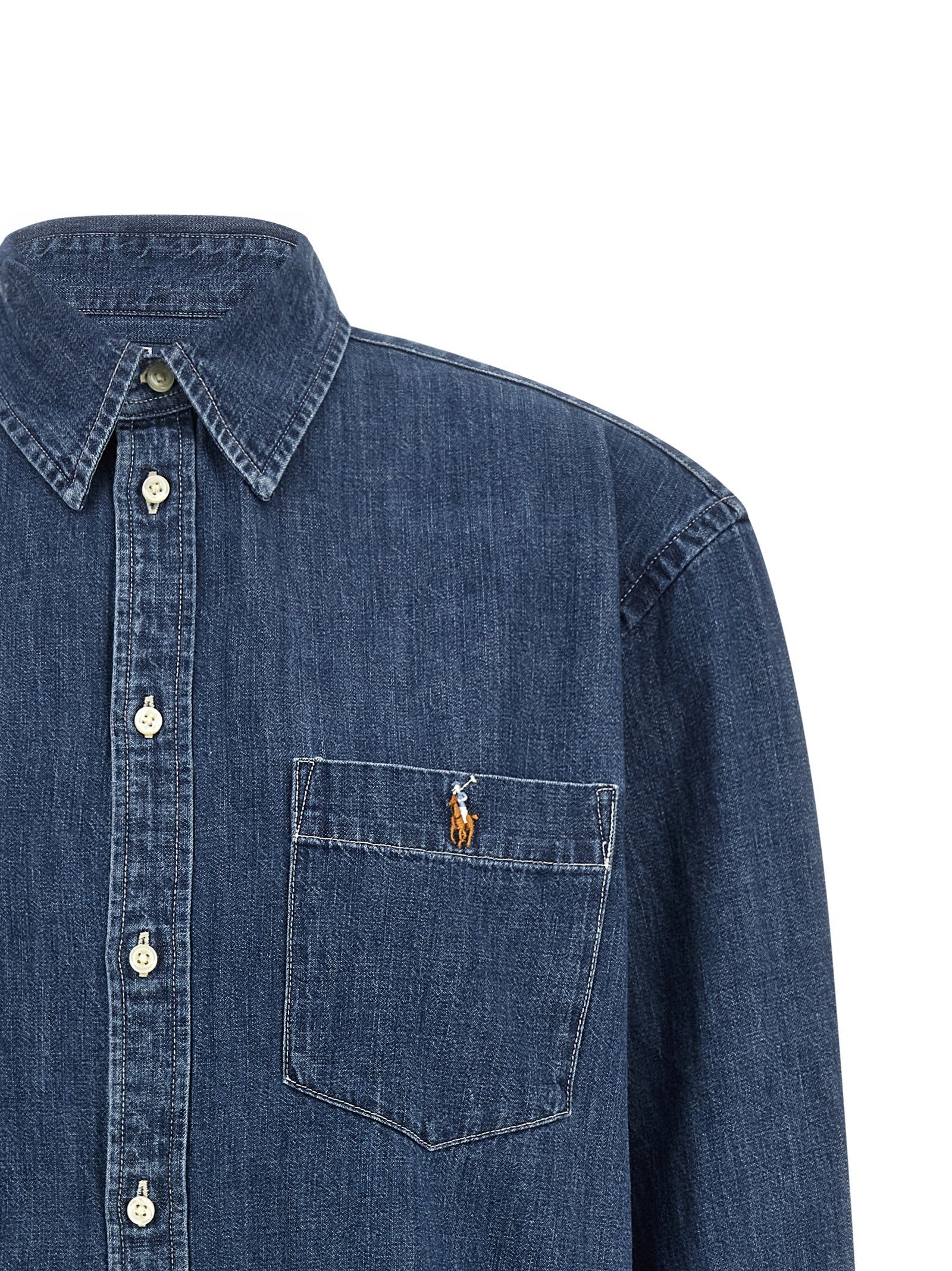 Polo Ralph Lauren Denim Shirt Blue