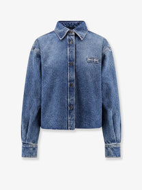Miu Miu Women's Denim Shirt Blue