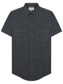Maison Margiela Men's Denim Shirt Blue