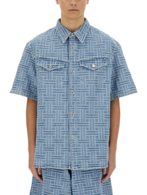 Kenzo Men's Denim Shirt Blue