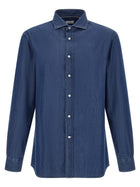 Brunello Cucinelli Denim Shirt Blue