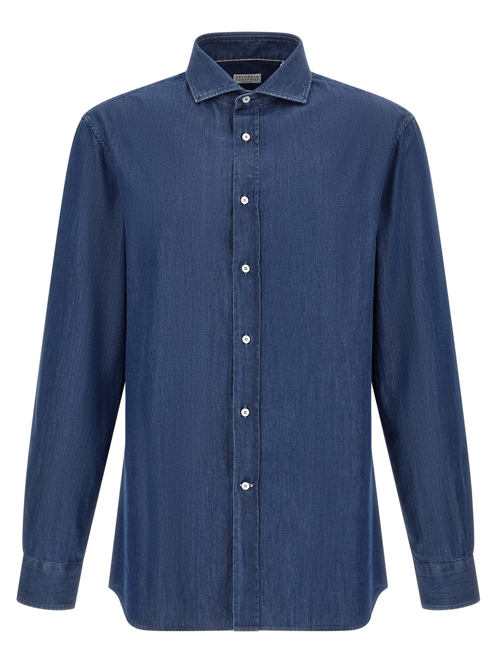 Brunello Cucinelli Denim Shirt Blue