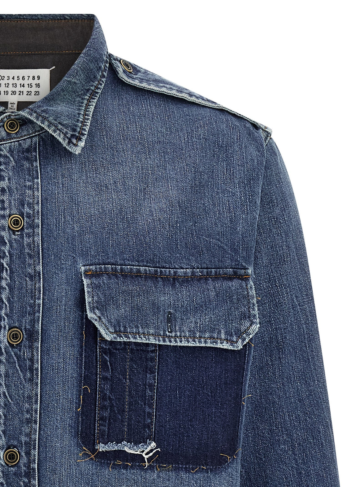 Maison Margiela Denim Shirt Blue