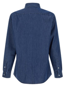 Brunello Cucinelli Denim Shirt Blue