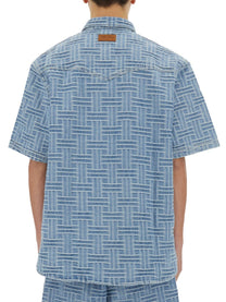 Kenzo Men's Denim Shirt Blue