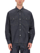 JW Anderson Men's Denim Shirt Blue, view 5