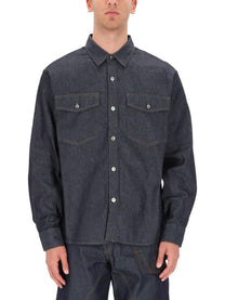 JW Anderson Men's Denim Shirt Blue