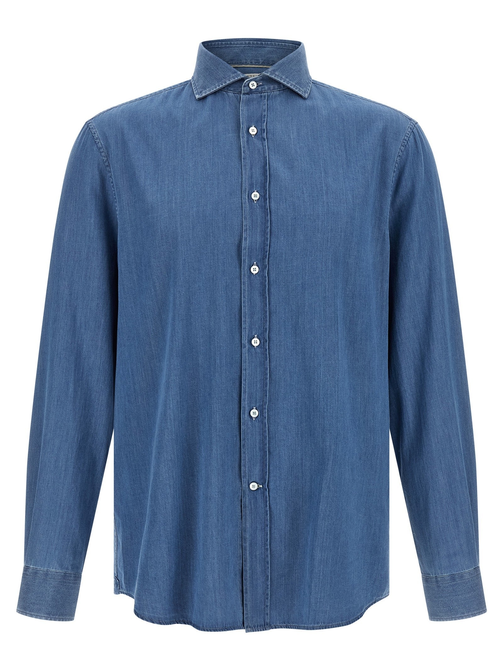 Brunello Cucinelli Denim Shirt Blue