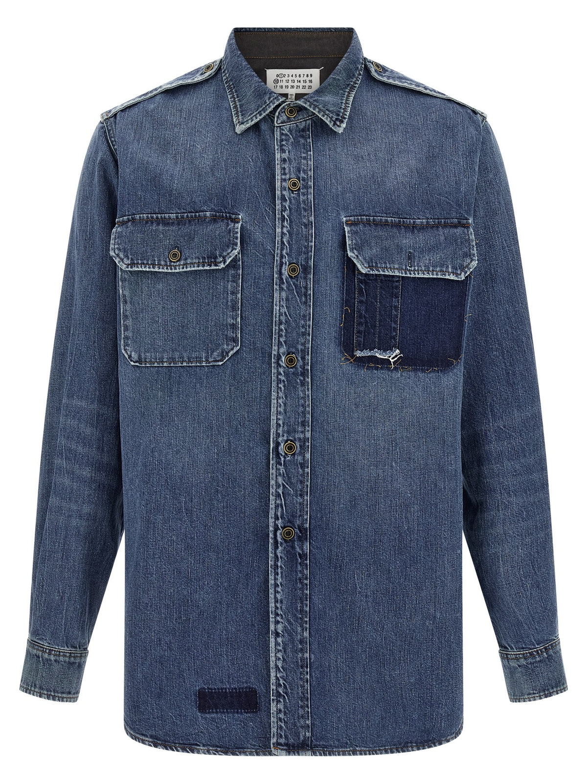 Maison Margiela Denim Shirt Blue