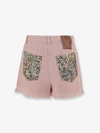 Valentino Women's Denim Shorts Pink