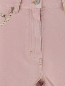 Valentino Women's Denim Shorts Pink