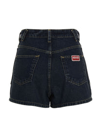 Kenzo Denim Shorts Blue