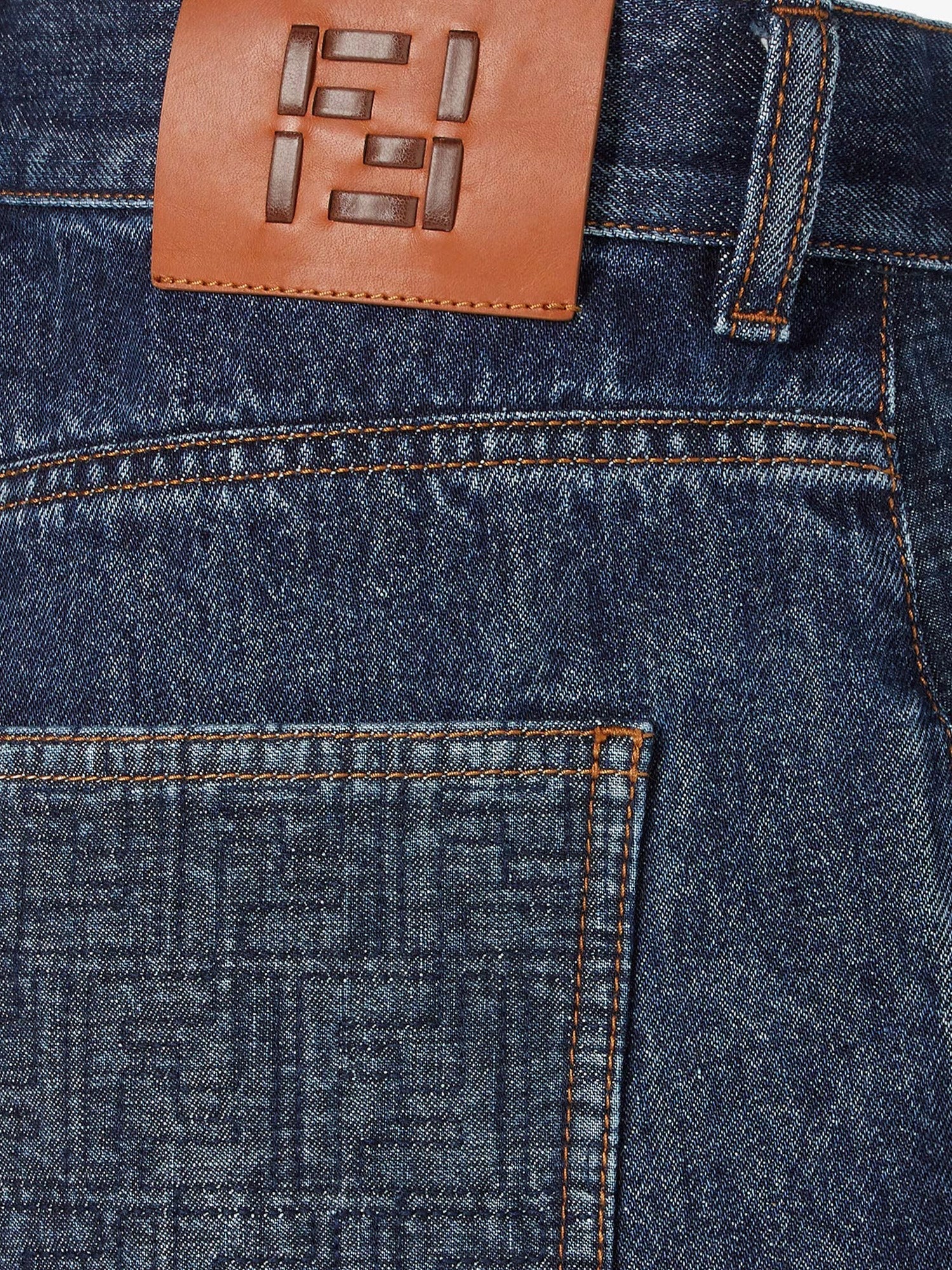 Fendi Women's Denim Shorts Blue