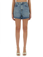 Moschino Jeans Women's Denim Shorts Blue