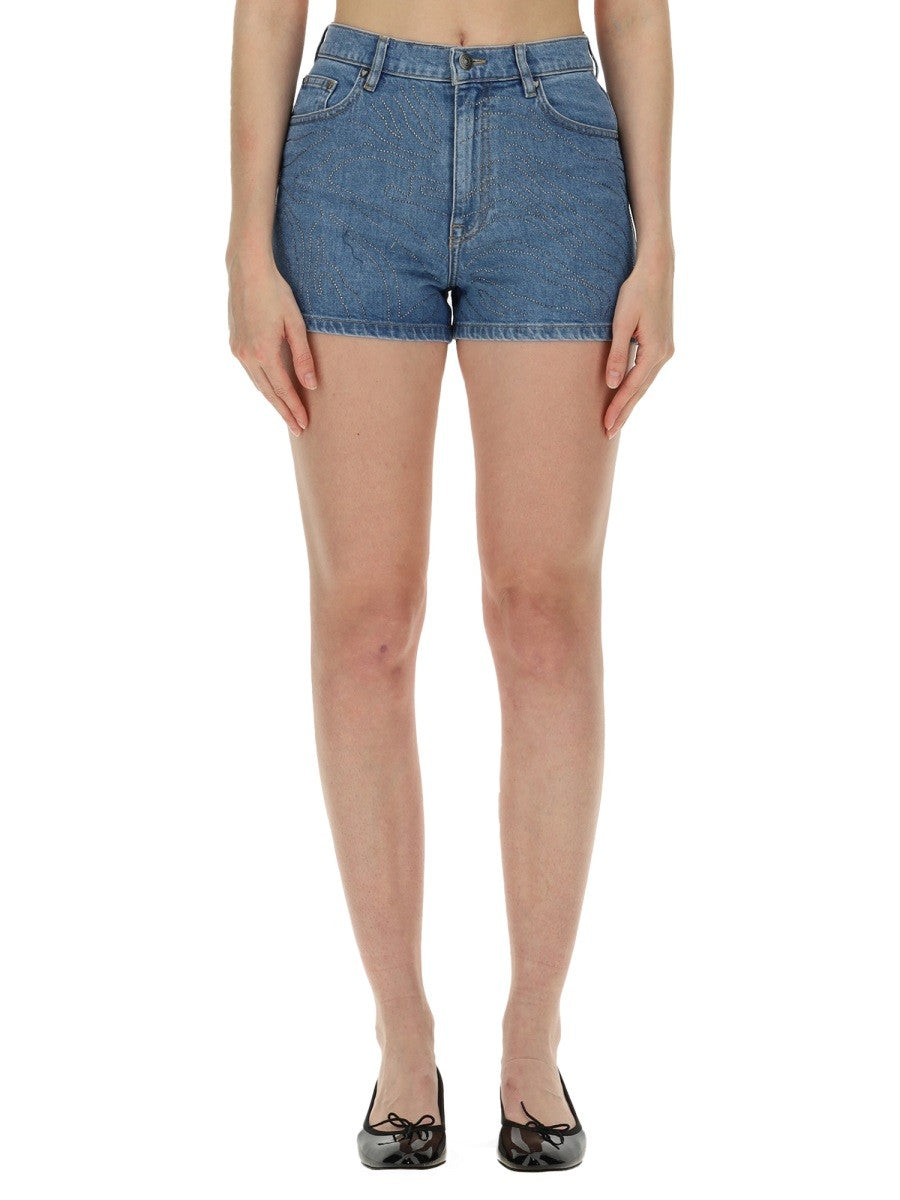 Rotate Birger Christensen Women's Denim Shorts Blue Rotate Birger Christensen