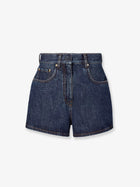 Fendi Women's Denim Shorts Blue