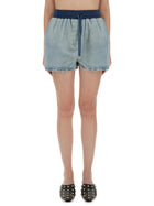 Moschino Jeans Women's Denim Shorts Blue