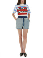 Moschino Jeans Women's Denim Shorts Blue, view 2