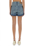 Moschino Jeans Women's Denim Shorts Blue, view 3