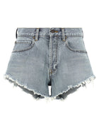 Balenciaga Denim Shorts Blue