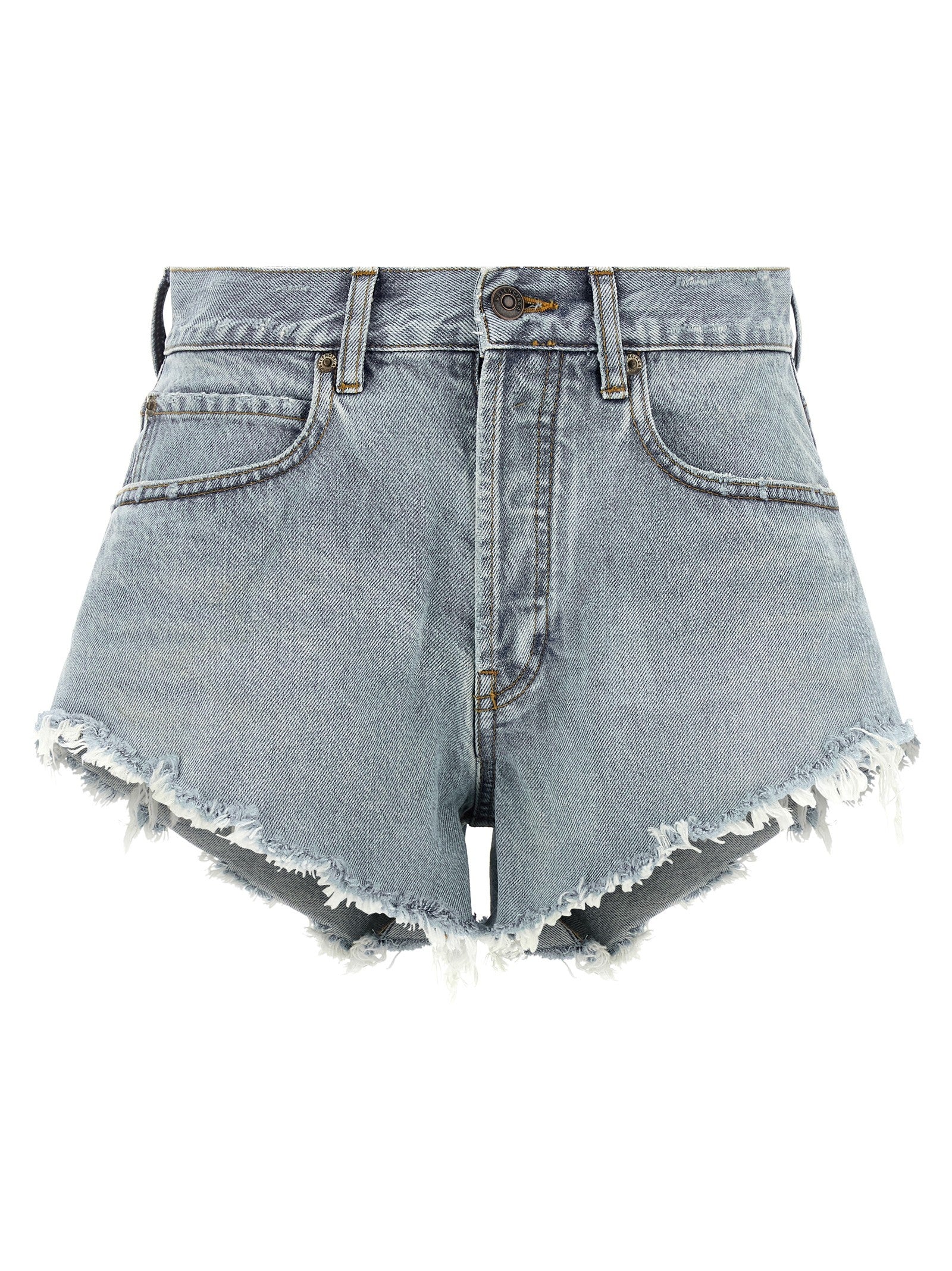 Balenciaga Denim Shorts Blue