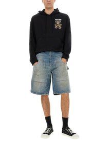 Moschino Men's Denim Shorts Blue
