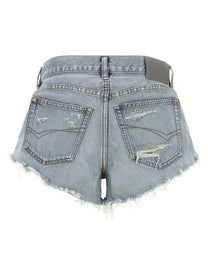 Balenciaga Denim Shorts Blue